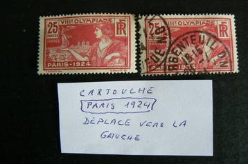 Frankrijk - Een lot van 6 postzegels met interessante, Gestempeld