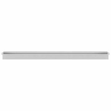 vidaXL Zwembadwaterval rechthoekig 110 cm roestvrij staal, Verzenden, Nieuw