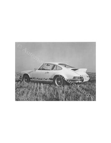 1973 PORSCHE 911 2.7 CARRERA RS PERSFOTO