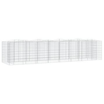vidaXL Schanskorf gewelfd verhoogd 400x100x100 cm, Tuin en Terras, Verzenden, Nieuw