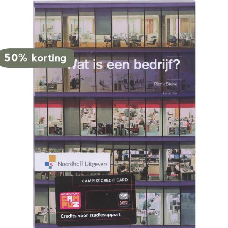 Wat is een bedrijf? 9789001790998 Rienk Stuive, Boeken, Economie, Management en Marketing, Gelezen, Verzenden