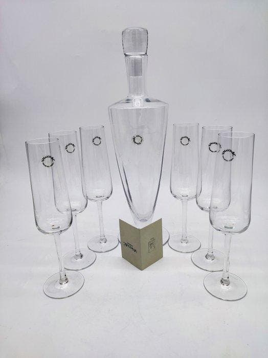 v.nason&c Murano - Drinkset (7) - Wereldcollectie RIGA -, Antiek en Kunst, Antiek | Meubels | Tafels