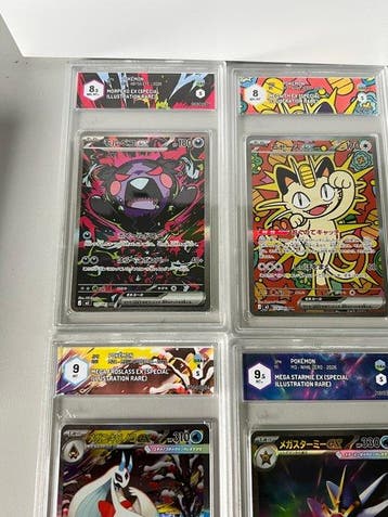 Pokémon - 4 Graded card - Graad