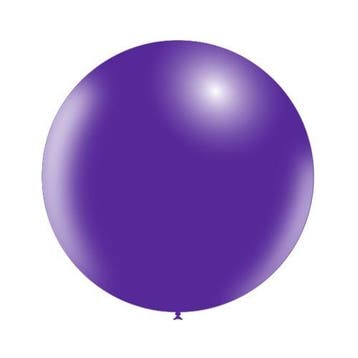 Paarse Reuze Ballon 60cm, Verzenden, Nieuw