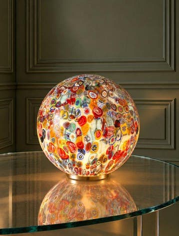 MIMU interior - Tafellamp - Murrine Millefiori groot D40 -