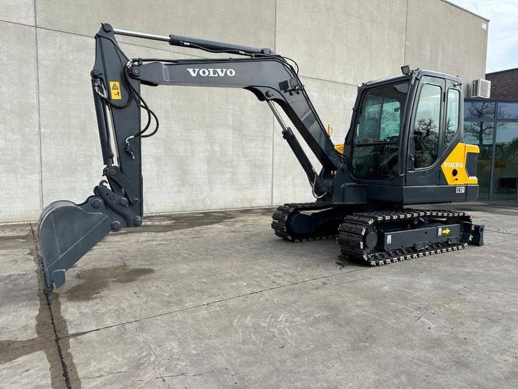 Veiling: Midigraafmachine Volvo EC55D Diesel 2018, Articles professionnels, Machines & Construction | Grues & Excavatrices, Enlèvement