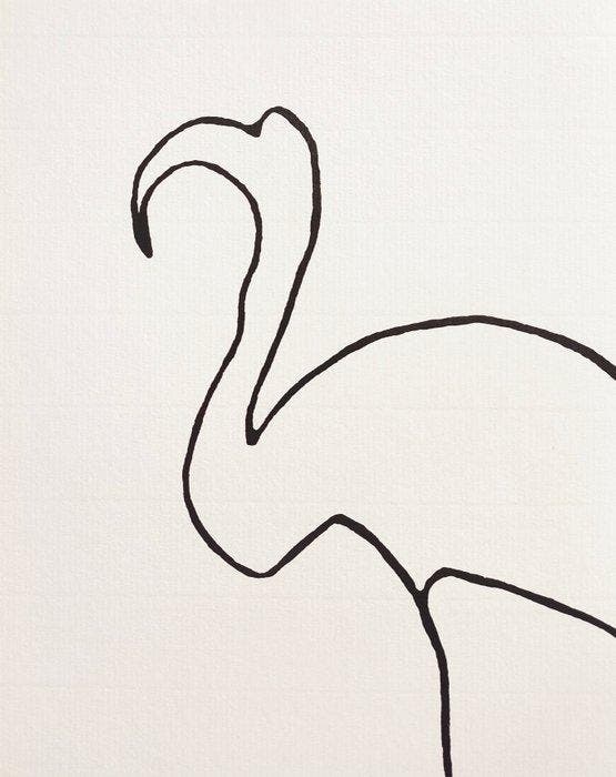 Pablo Picasso (1881-1973) (after) - Le flamand rose -, Antiek en Kunst, Kunst | Tekeningen en Fotografie