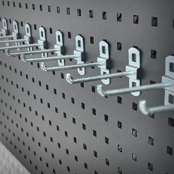 Datona Gereedschapshaak - 10 cm (10 stuks) - Datona - Zwart, Ophalen of Verzenden, Nieuw