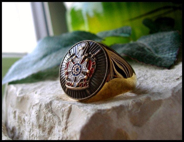 AJS Massive Ridder Tempelier Grootmeester Jacques De Molay, Antiek en Kunst, Antiek | Boeken en Manuscripten