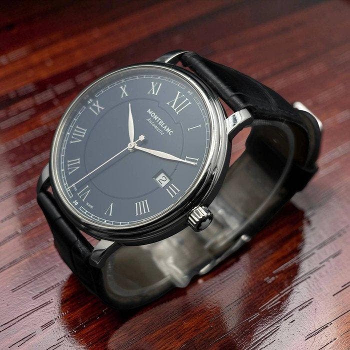Montblanc - Tradition - 7334 - OLC3J1P8 - Heren - 2000-2010, Bijoux, Sacs & Beauté, Montres | Hommes