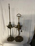 Lampe à huile (2) - Laiton doré - 2 lanternes à huile