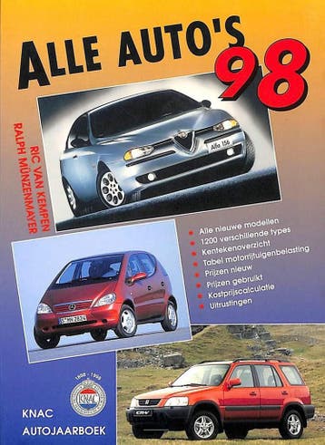 ALLE AUTOS 1998 9789060135662 R. van Kempen, Boeken, Verzenden, Gelezen, R. van Kempen