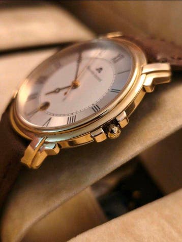 Maurice Lacroix - Classic 18k Goldplated G10 - Zonder