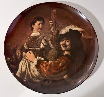 Wandbord - Curious English Lord Scene verzamelbord door