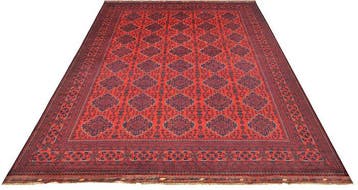 Afghan, Groot handgeknoopt traditioneel tapijt van, Nieuw