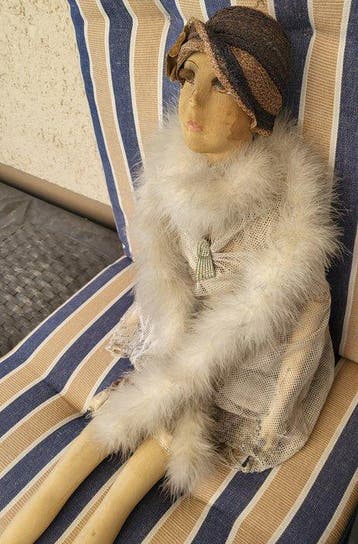 Art Deco - Pop Boudoir-Puppe - 1920-1930 - Europa