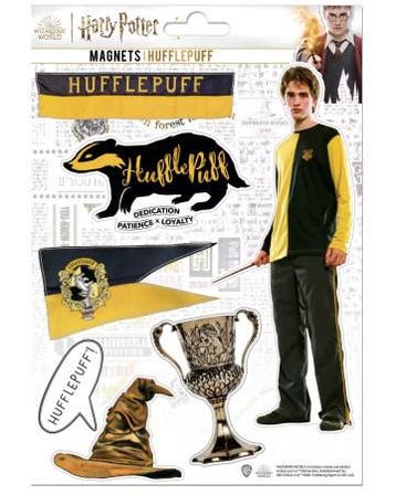 Harry Potter Magneten Hufflepuff, Ophalen of Verzenden, Nieuw