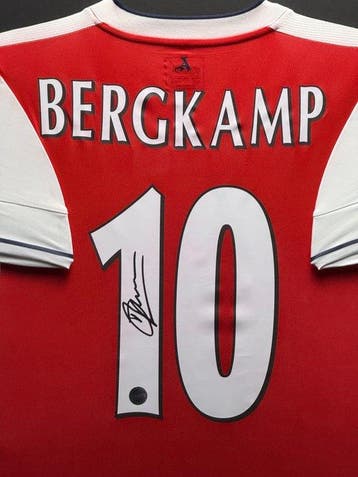 Arsenal - Britse competitie - Dennis Bergkamp - Voetbalshirt, Nieuw