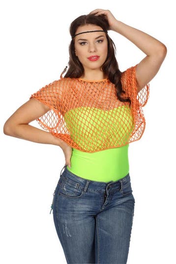 Visnet Shirt Oranje, Verzenden