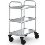 Serveerwagen | VARIOCART | RVS | 3 Niveaus (EN600x400) |, Verzenden, Nieuw in verpakking