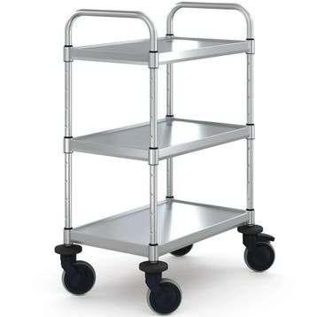 Serveerwagen | VARIOCART | RVS | 3 Niveaus (EN600x400) |, Verzenden, Nieuw in verpakking