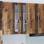 vidaXL Keukenkast aan de muur Lucca Oud hout 60 x 31 x 100, Verzenden, Nieuw