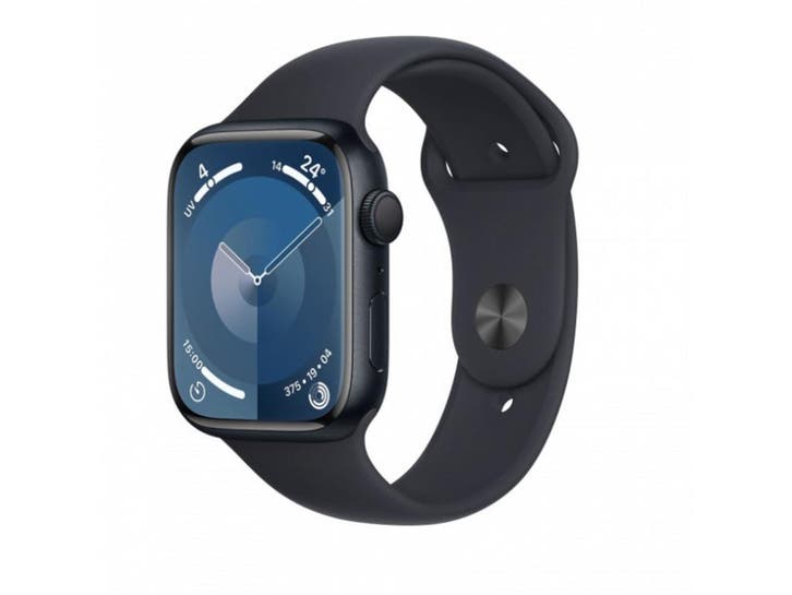 Apple Watch Series 9 - Smartwatch 45mm - Always-On Retina -, Handtassen en Accessoires, Smartwatches, Zo goed als nieuw, Verzenden
