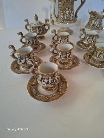 M.A.S capodimonte - Koffieservies (27) - Keramiek