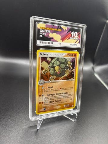 Pokémon - 1 Graded card - Golem 006 EX Legend maker Holo -, Nieuw