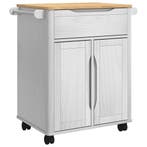 Keuken Trolley Wit -41% Retour deal, pak je kans!, Verzenden, Zo goed als nieuw