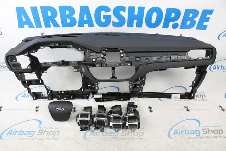 Airbag set - Dashboard zwart met HUD speaker Ford Kuga, Auto-onderdelen, Dashboard en Schakelaars, Gebruikt, Ford