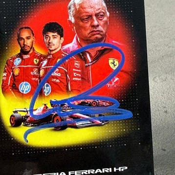 Ferrari - Topps Lights OUT - Scuderia Ferrari - Signed -