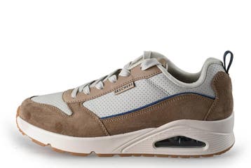 Skechers Sneakers in maat 44 Beige, Kleding | Heren, Schoenen, Overige kleuren, Verzenden, Zo goed als nieuw, Skechers