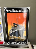 Set van 5 emaille borden scheepvaart - Reclamebord - Emaille