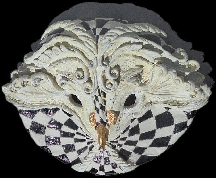 María Eugenia Piacentini - Máscara Lechuza - pieza única de, Antiquités & Art, Art | Objets design