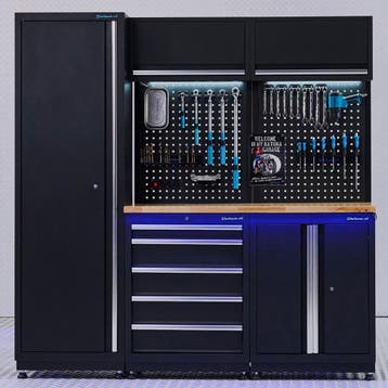 Datona Werkplaatsinrichting PREMIUM eiken met lade en, Doe-het-zelf en Bouw, Ophalen of Verzenden, Nieuw
