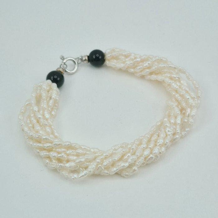 Zilver - Armband - Rivierparels, Verzamelen, Dierenverzamelingen