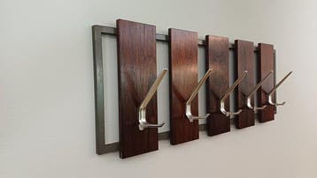 Kapstok - Palissander - Midcentury-Modern, Antiquités & Art, Art | Objets design