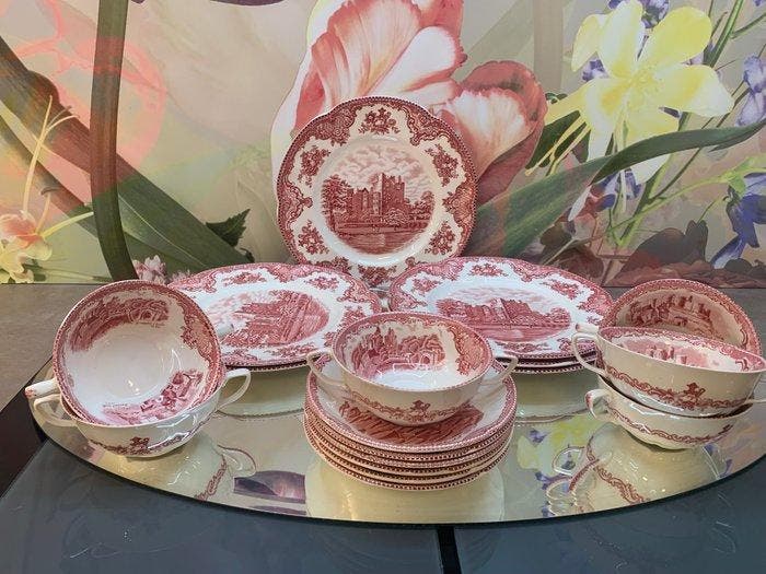 Johnson Bros. - Eetservies (18) - Keramiek, Ironstone -, Antiquités & Art, Antiquités | Meubles | Tables