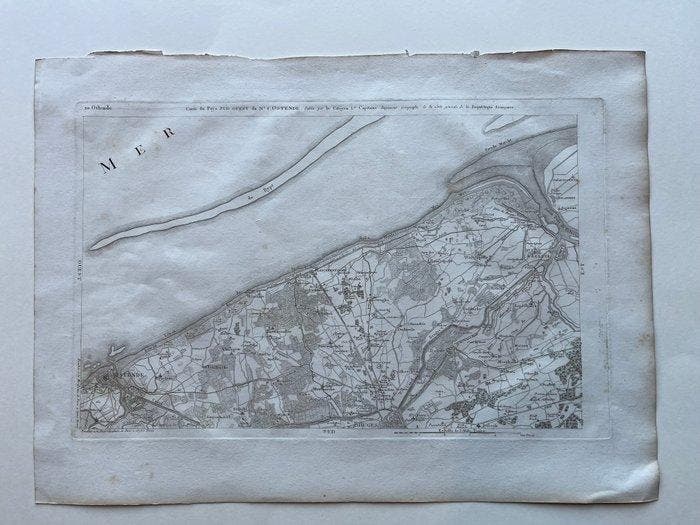 België - Kust van Oostende tot Sluis; Louis CAPITAINE -, Livres, Atlas & Cartes géographiques