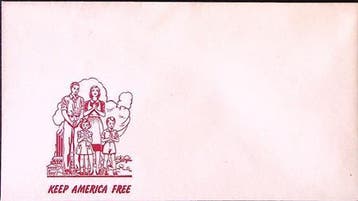 Amerikaanse envelop WWII (lijst optie), Verzenden