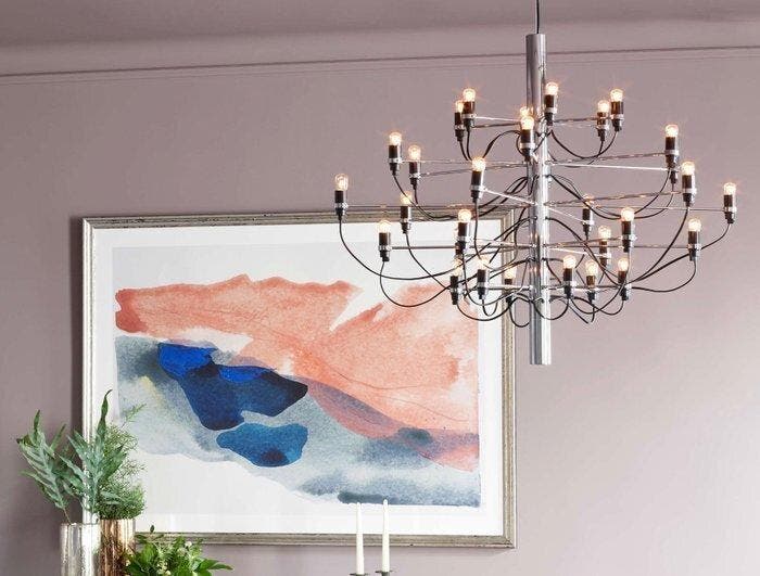 Flos - Gino Sarfatti - Lamp - 2097/30 - IJzer, Messing, Antiek en Kunst, Antiek | Verlichting