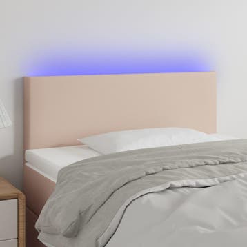 vidaXL Hoofdbord LED 80x5x78/88 cm kunstleer, Verzenden, Nieuw