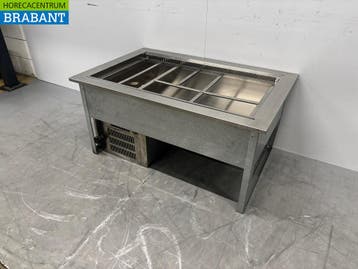 Saladier en inox Koelbak 3 x 1/1 GN 114 cm Horeca, Verzenden, Nieuw in verpakking