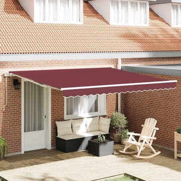 vidaXL Elektrische Zonneluifel 100% Polyester, Verzenden