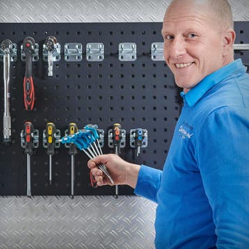 Datona Basis set haken voor gereedschapsbord - 10 cm -, Ophalen of Verzenden, Nieuw