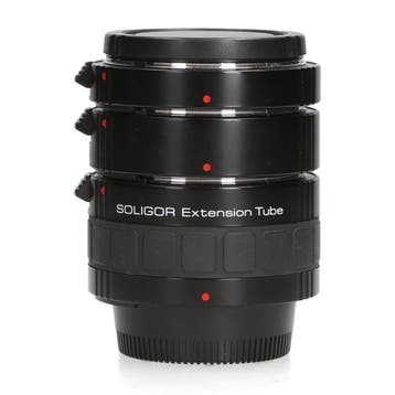 Soligor Extension Tube Set 12/20/36mm - Nikon F, Ophalen of Verzenden