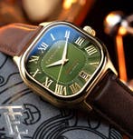 Thomas Earnshaw - Automatic - Gold - Square - Elite - NEW -, Handtassen en Accessoires, Horloges | Heren, Nieuw