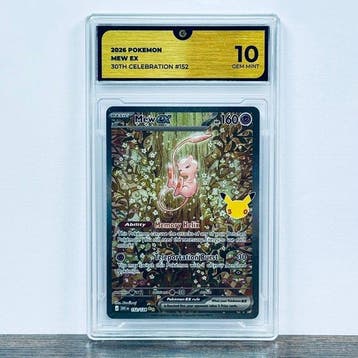 Pokémon Graded card - Mew ex 152 - 30th Anniversary –