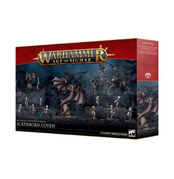 Battleforce Daughters of Khain Scathborn Coven (Warhammer, Hobby & Loisirs créatifs, Wargaming, Enlèvement ou Envoi
